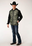 Roper Mens Down Filled Crushable Combo Jacket - Roper