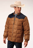Roper Mens Quilted Polyfilled Jacket - Roper