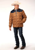 Roper Mens Quilted Polyfilled Jacket - Roper
