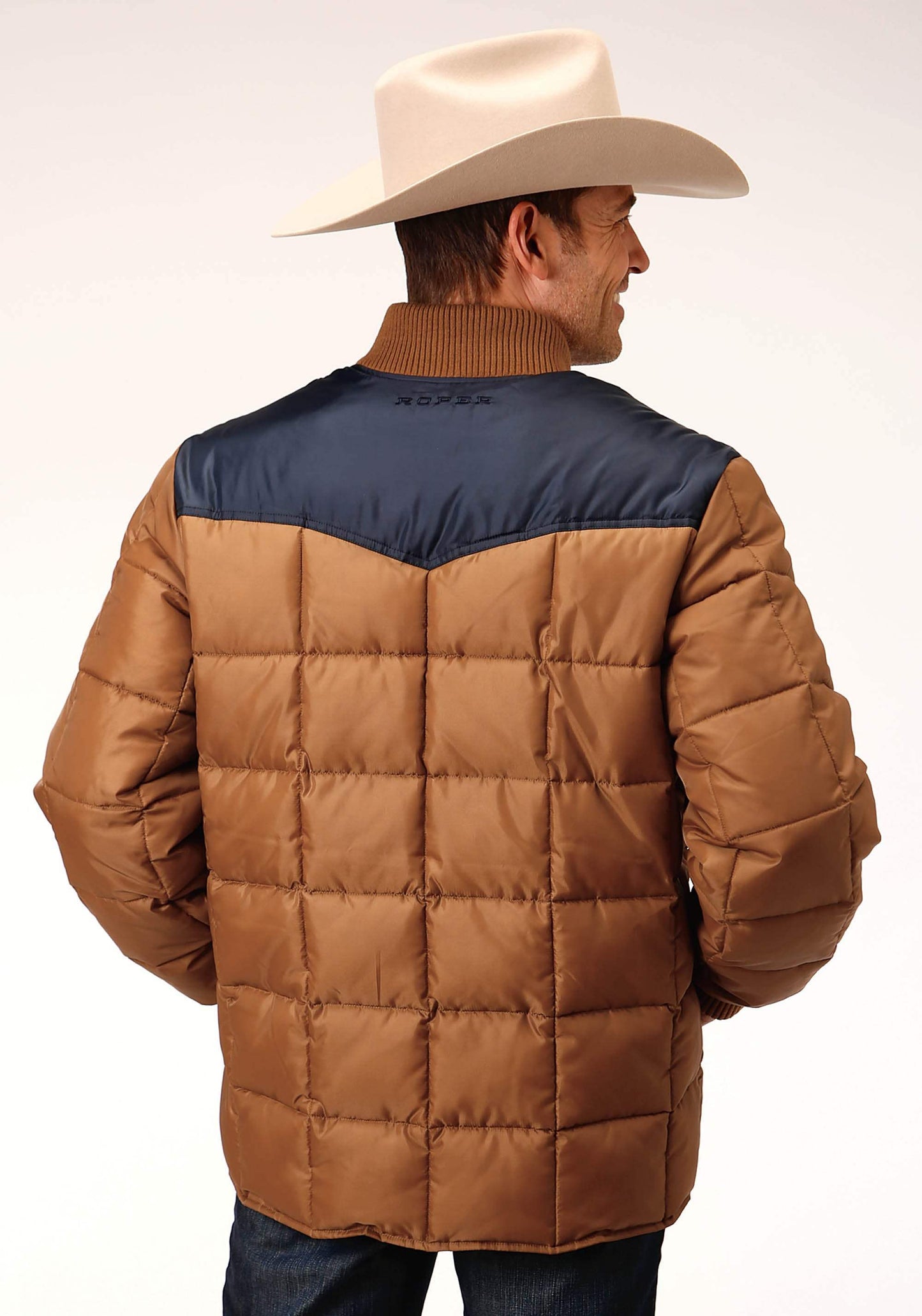 Roper Mens Quilted Polyfilled Jacket - Roper - Flyclothing LLC