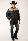 Roper Mens Quilted Polyfilled Jacket - Roper