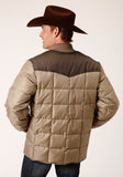 Roper Mens Quilted Polyfilled Jacket - Roper