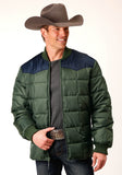 Roper Mens Quilted Polyfilled Jacket - Roper