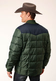 Roper Mens Quilted Polyfilled Jacket - Roper