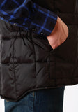 Roper Mens Black Poly-Filled Vest - Roper