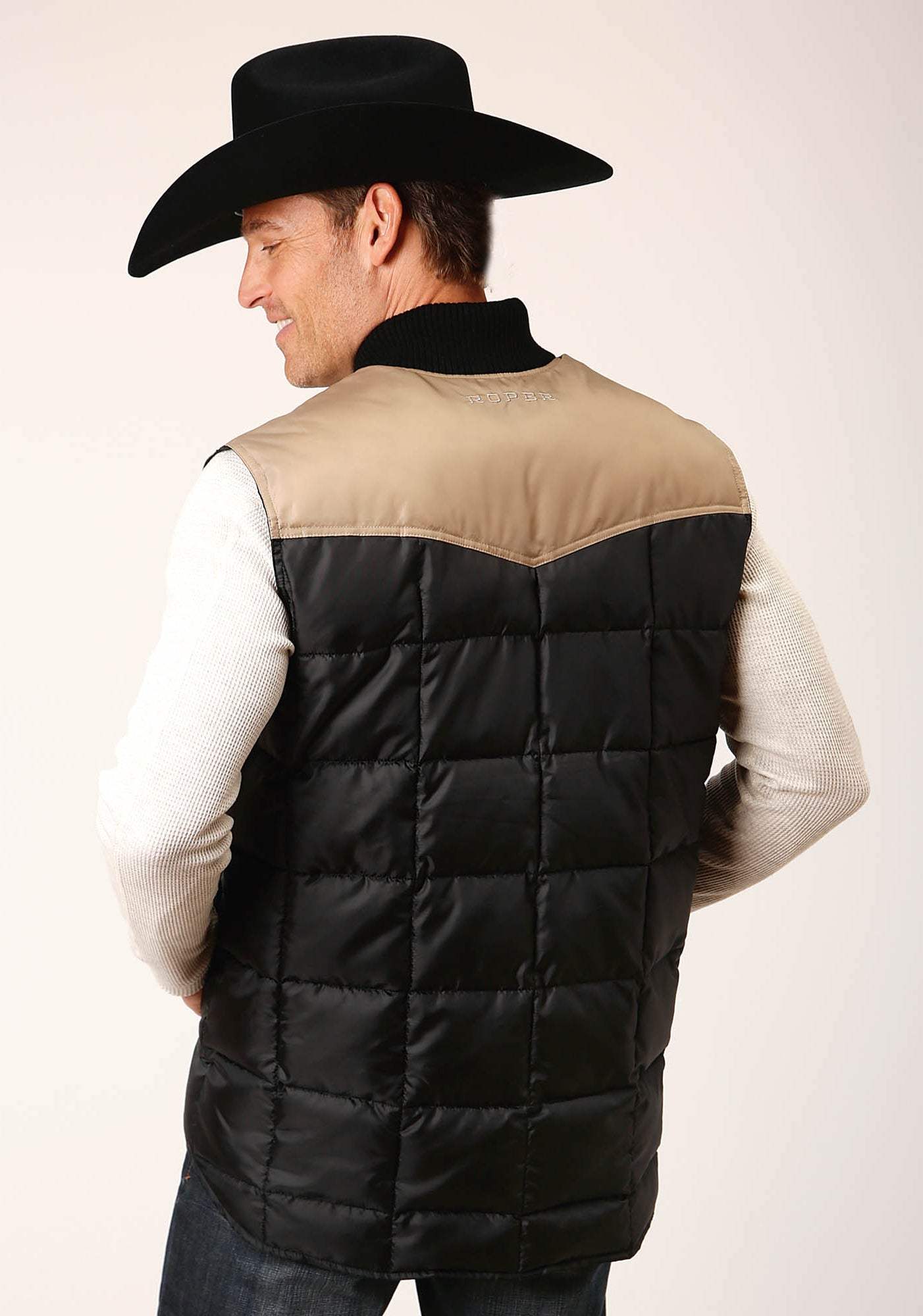 Roper Mens Quilted Polyfilled Vest - Roper - Flyclothing LLC