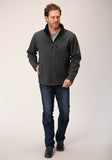 Roper Mens Heather Grey Soft Shell Jacket - Roper