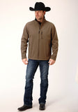 Roper Mens Heather Mocha Soft Shell Jacket - Roper