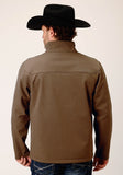 Roper Mens Heather Mocha Soft Shell Jacket - Roper