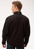 Roper Mens Outerwear Black With Black Fleece - Roper