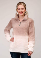 Roper Womens Polar Fleece Dip Dye Pullover - Roper - Flyclothing LLC
