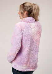 Roper Womens Polar Fleece Tie Dye Pullover - Roper