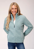 Roper Womens Bonded Faux Lamb Fur Fleece Jckt Pullover - Roper