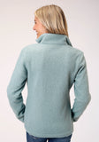 Roper Womens Bonded Faux Lamb Fur Fleece Jckt Pullover - Roper