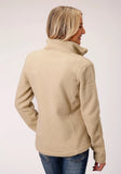 Roper Womens Bonded Faux Lamb Fur Fleece Jckt Pullover - Roper