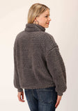 Roper WOMENS CHARCOAL POLAR FLEECE PULLOVER - Roper - Flyclothing LLC