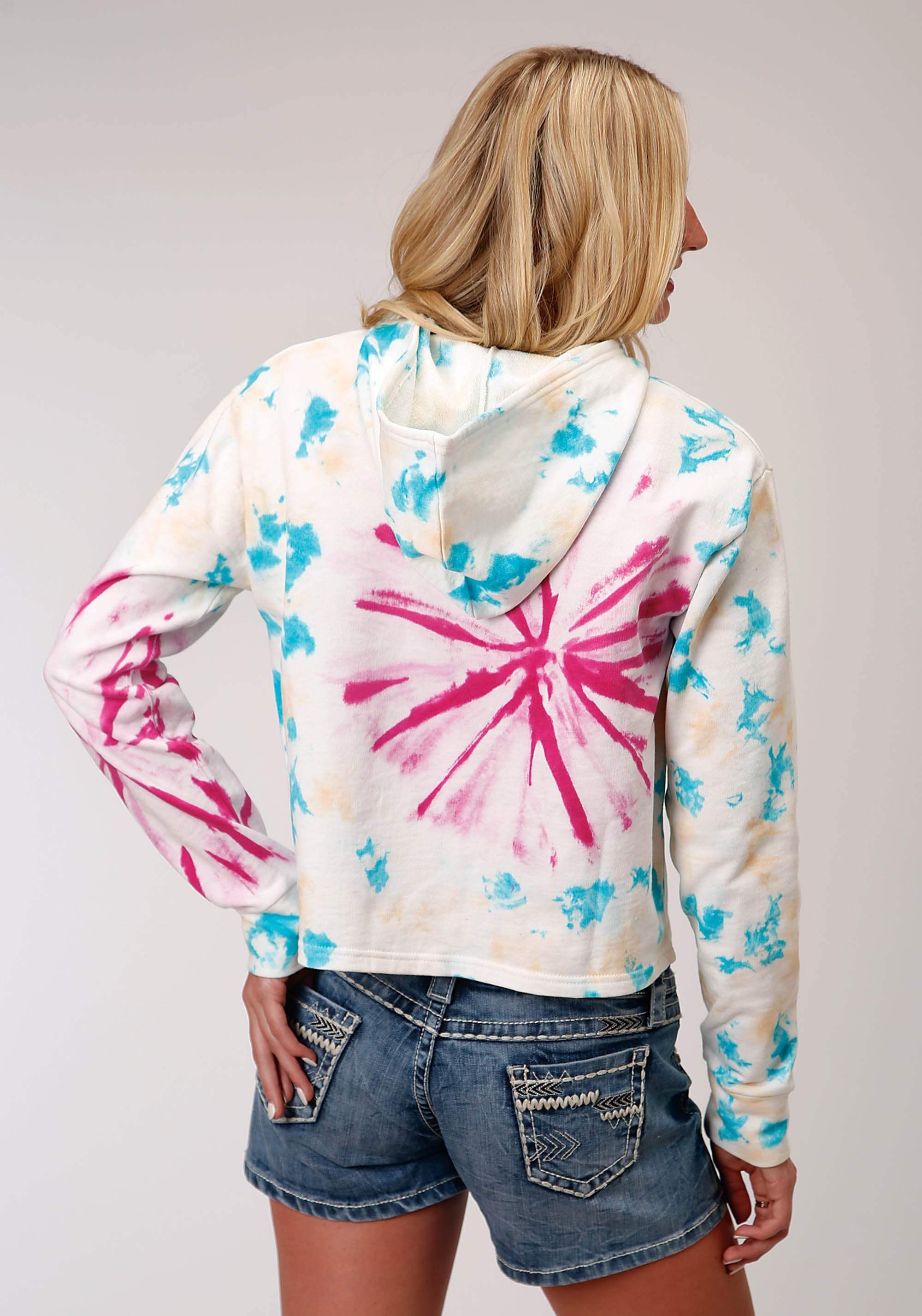 Roper Womens Knit Tie Dye French Terry Sweatshirt Sweatshirt - Roper - Flyclothing LLC
