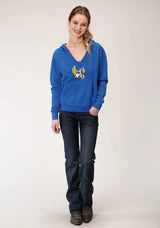 Roper Womens Rider And Cactus Screen Print Hoodie - Roper - Flyclothing LLC