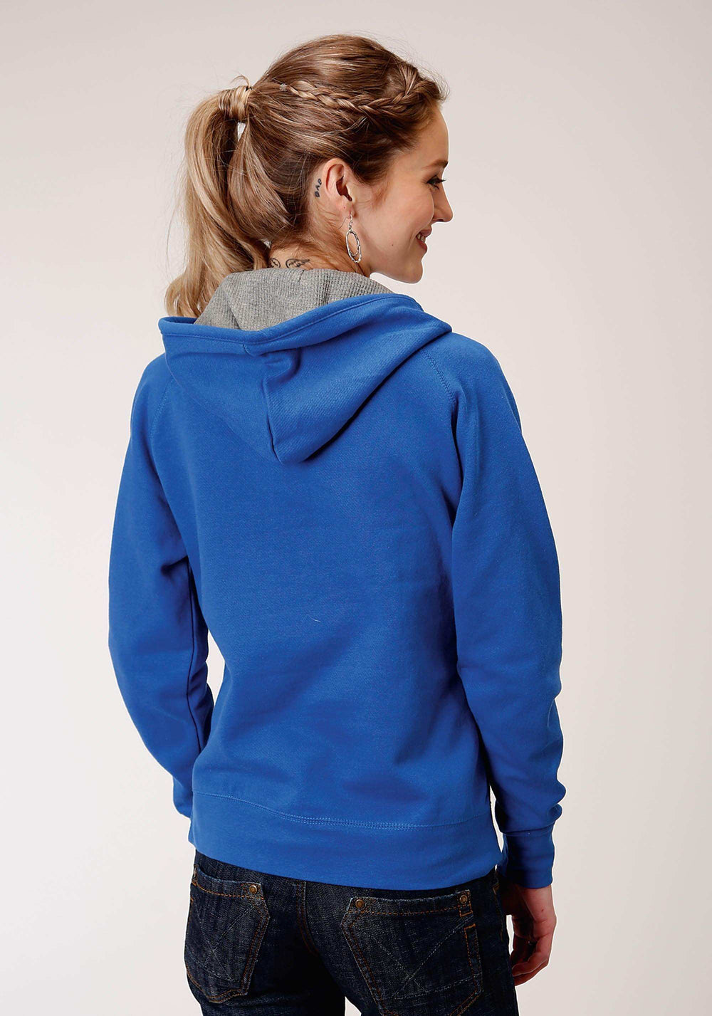 Roper Womens Rider And Cactus Screen Print Hoodie - Roper - Flyclothing LLC