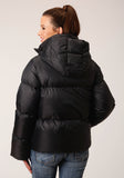 Roper Womens Hooded Down Puffer Jacket - Roper