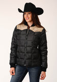 Roper Womens Poly Filled Western Quilted Polyfilled Jacket - Roper