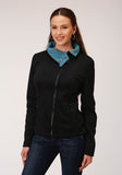 Roper Womens Interlock Bonded Fleece Tech Jacket - Roper