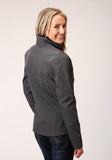 Roper Womens Heather Grey Softshell Tech Jacket - Roper