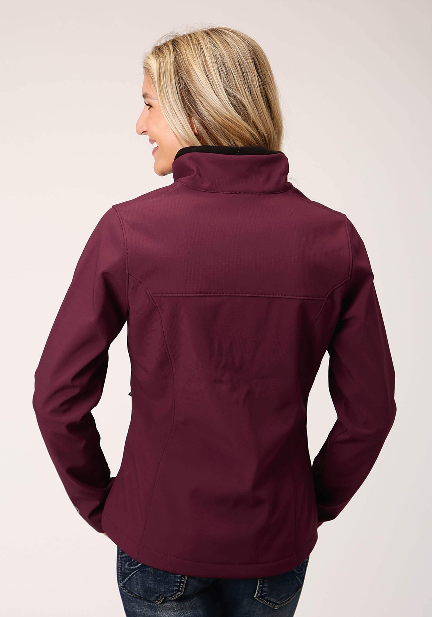 Roper Womens Wine Softshell Tech Jacket - Roper - Flyclothing LLC