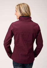 Roper Womens Wine Softshell Tech Jacket - Roper - Flyclothing LLC
