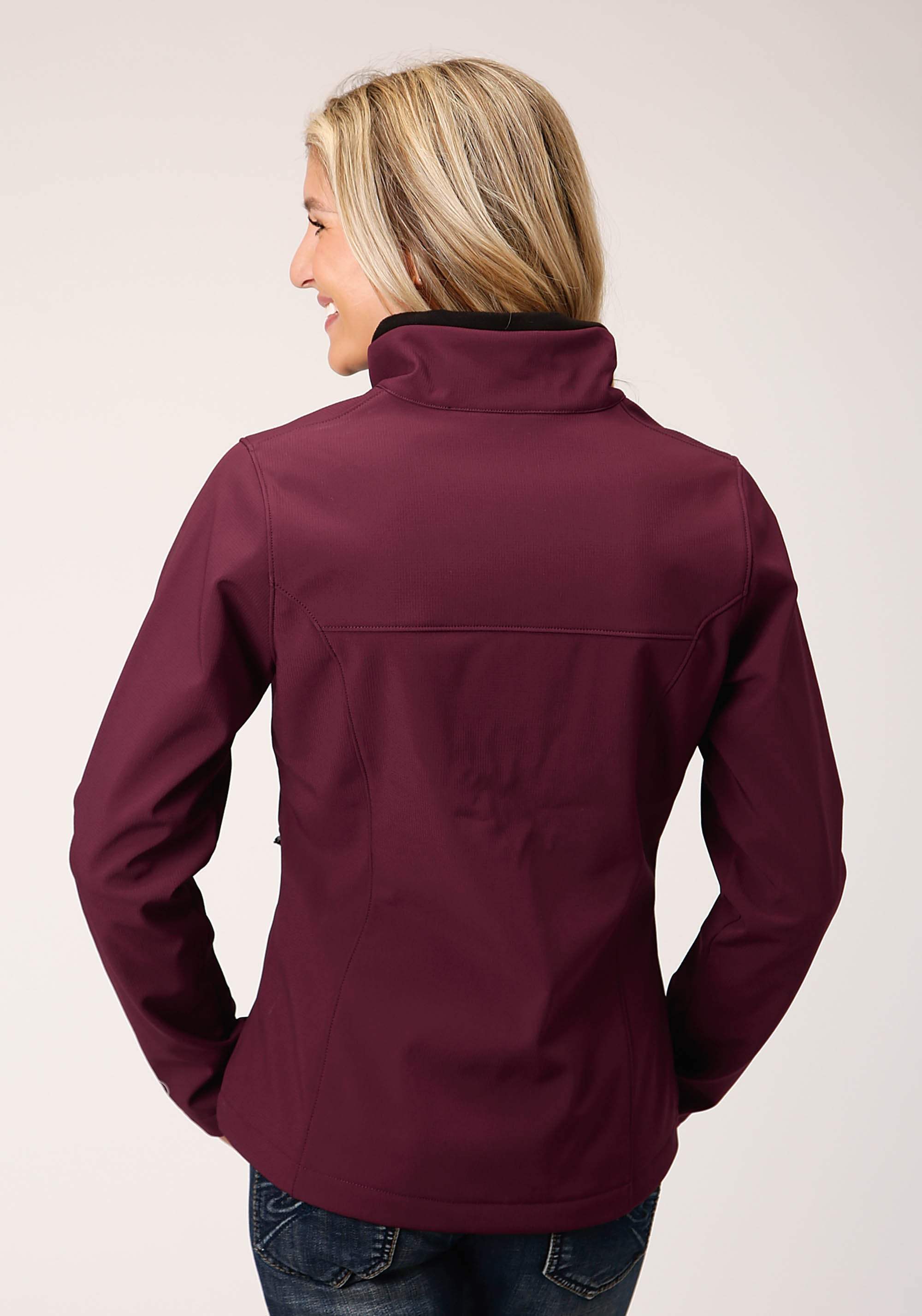 Roper Womens Wine Softshell Tech Jacket - Roper - Flyclothing LLC