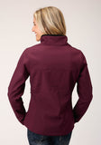 Roper Womens Wine Softshell Tech Jacket - Roper