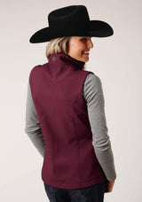 Roper Womens Tech Wine Softshell Vest - Roper - Flyclothing LLC