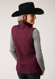 Roper Womens Tech Wine Softshell Vest - Roper