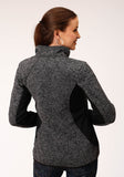 Roper Womens Melange Charcoal Grey Tech Jacket - Roper