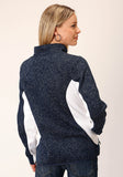 Roper Womens Sweater Bonded Fleece Jacket Tech Jacket - Roper