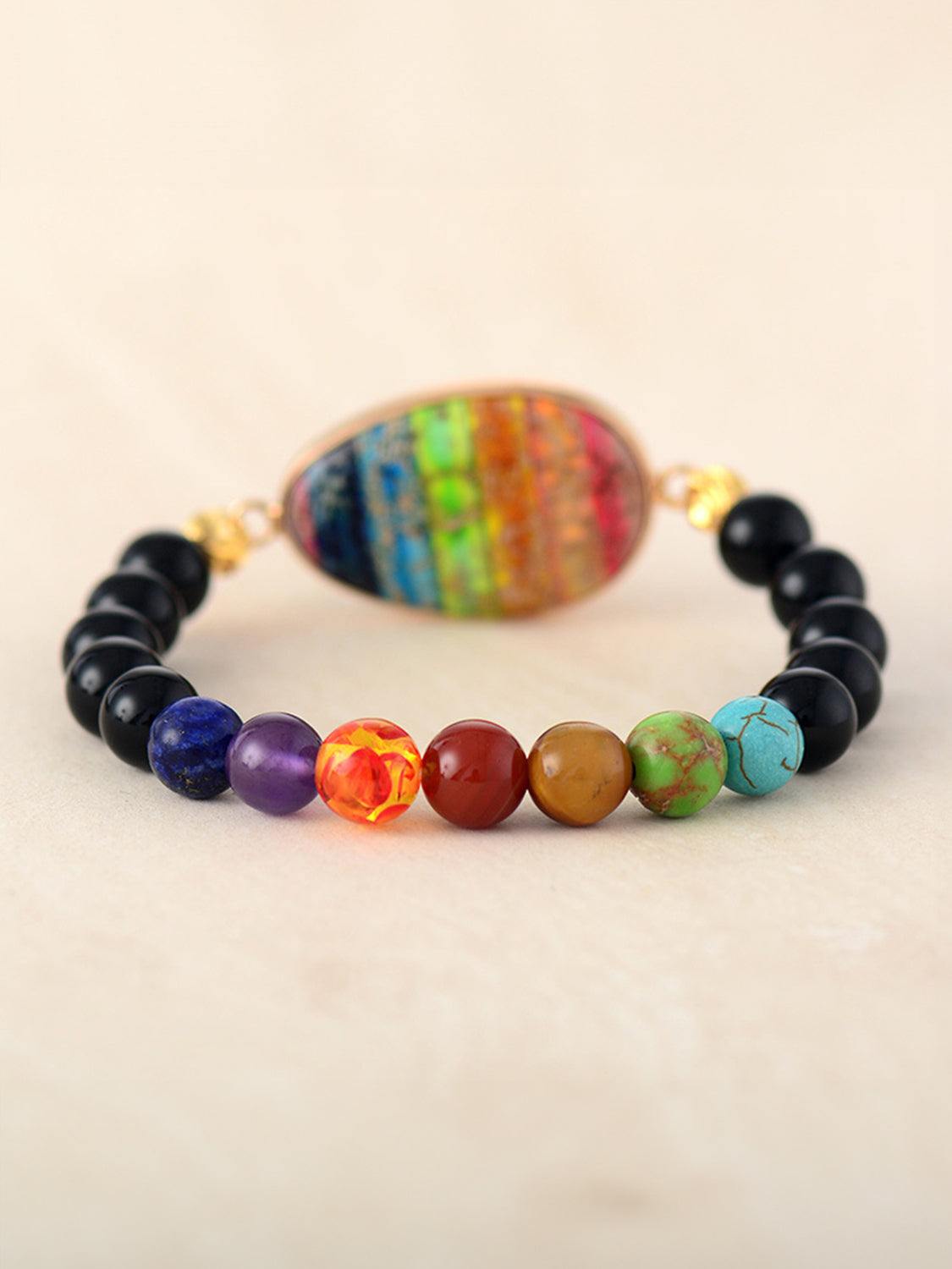 Geometrical Shape Beaded Bracelet - Trendsi