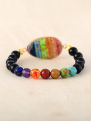 Geometrical Shape Beaded Bracelet - Trendsi