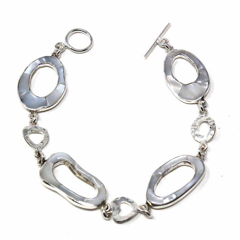 Bracelet, Mother-of-Pearl Rings - Artisana - Flyclothing LLC