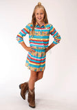Roper Girls Serape Print  Skirt - Roper