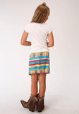 Roper Girls Serape Print  Skirt - Roper