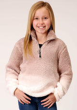 Roper Girls Womens Polar Fleece Dip Dye Polar Fleece Pullover - Roper - Flyclothing LLC