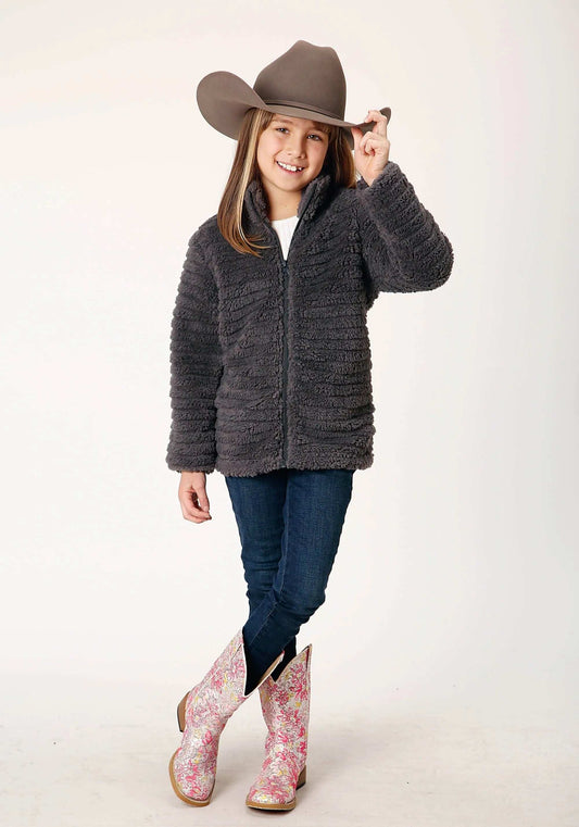 Roper Girls Womens Faux Mink Fleece Jacket Polar Fleece Pullover - Roper - Flyclothing LLC