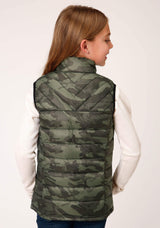 Roper Girls Parachute Camo Down Vest - Roper - Flyclothing LLC