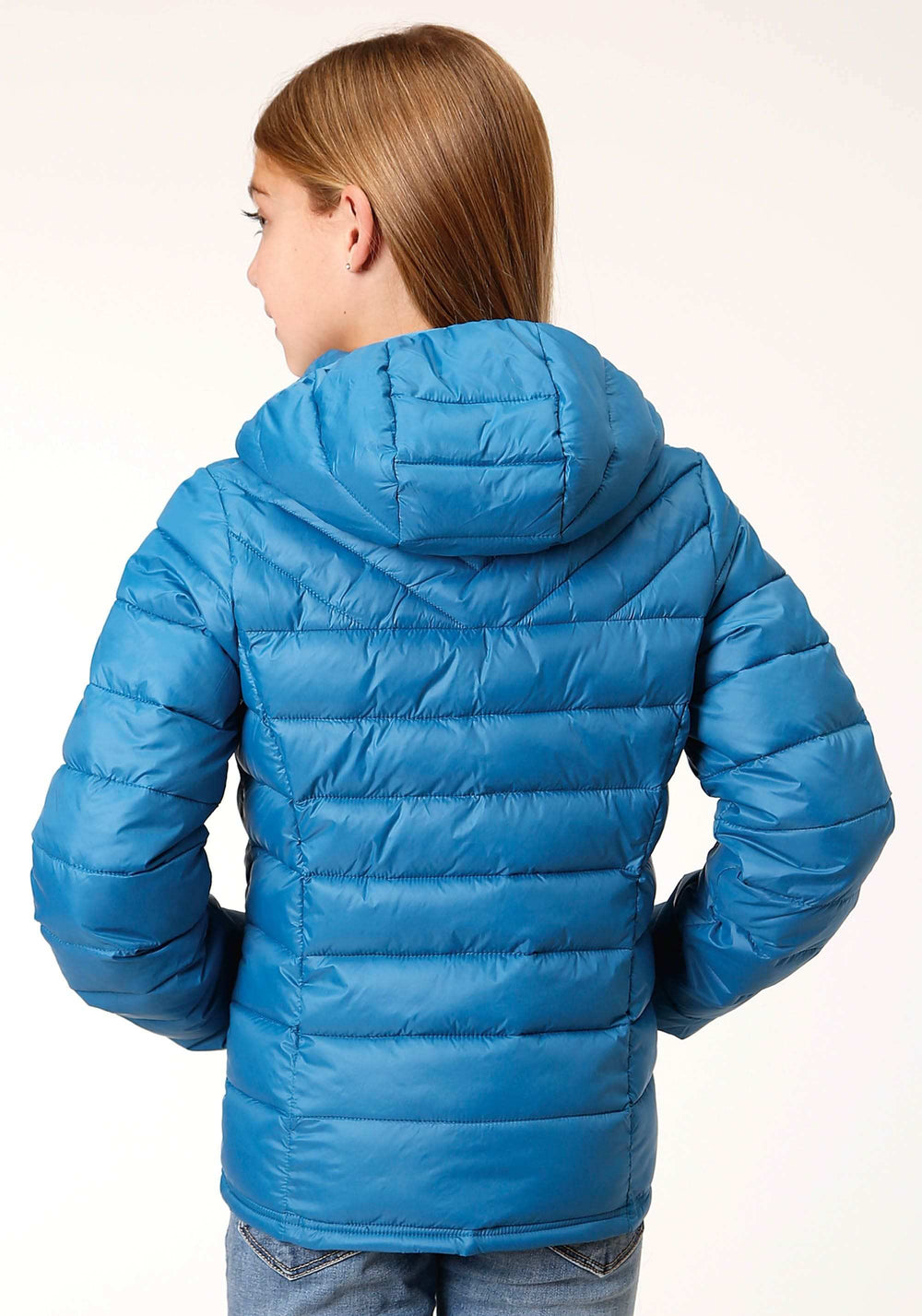 Roper Girls Teal Crushable Poly Filled Down Jacket - Roper - Flyclothing LLC