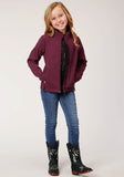 Roper Girls Wine Softshell Tech Jacket - Roper