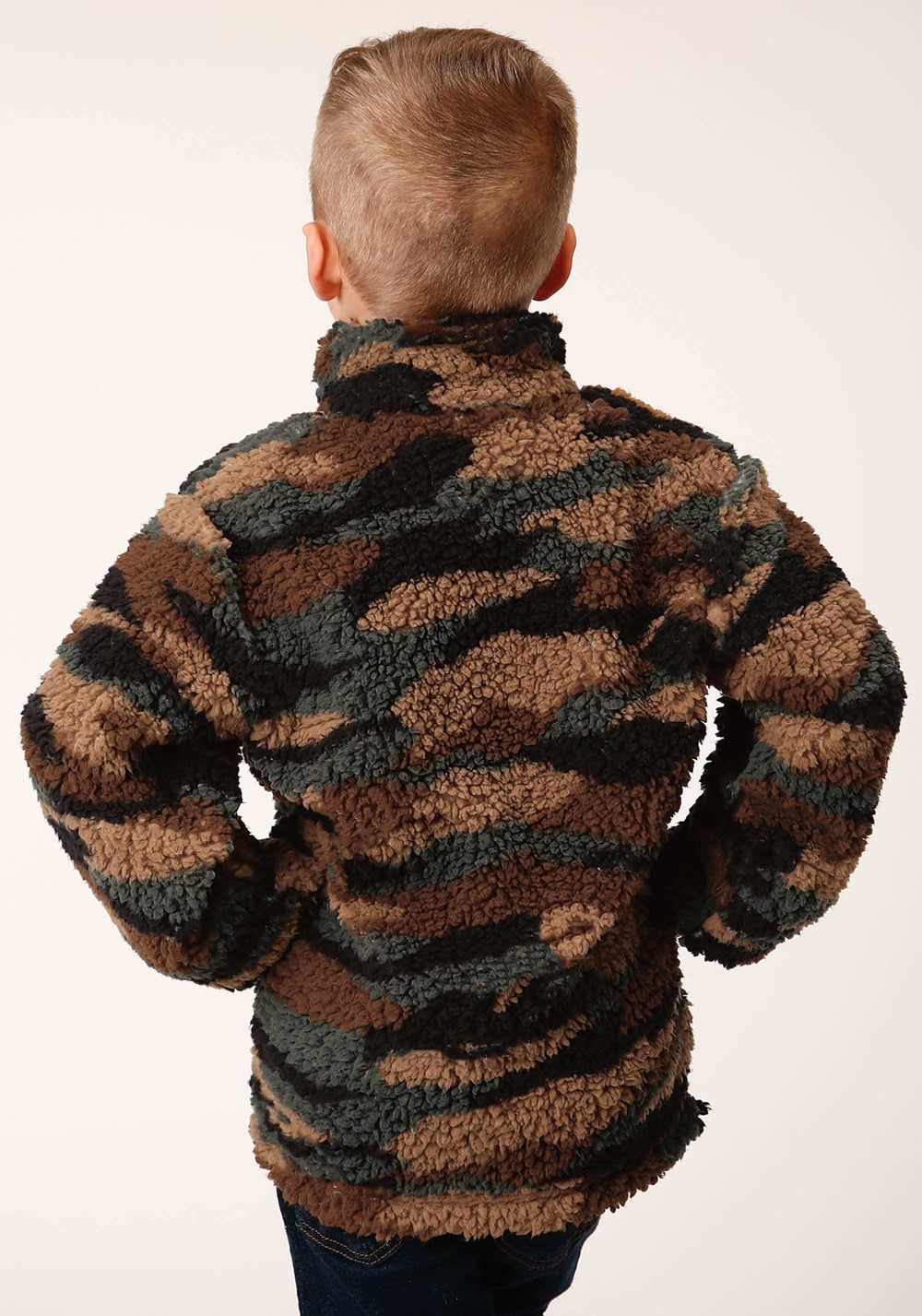 Roper Boys Polar Fleece Camo Print Pullover - Roper - Flyclothing LLC