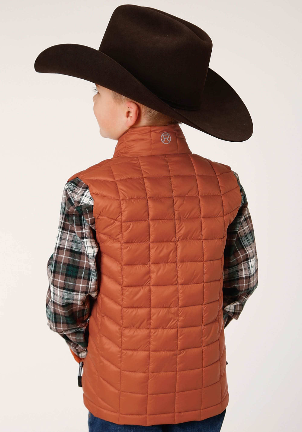 Roper Boys Crushable Poly Filled Down Vest - Roper - Flyclothing LLC