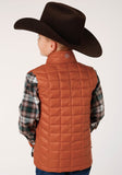 Roper Boys Crushable Poly Filled Down Vest - Roper