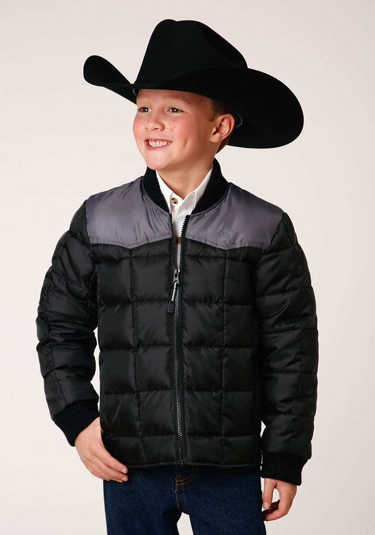 Roper Boys Quilted Poly Filled Western Jacket - Roper - Flyclothing LLC
