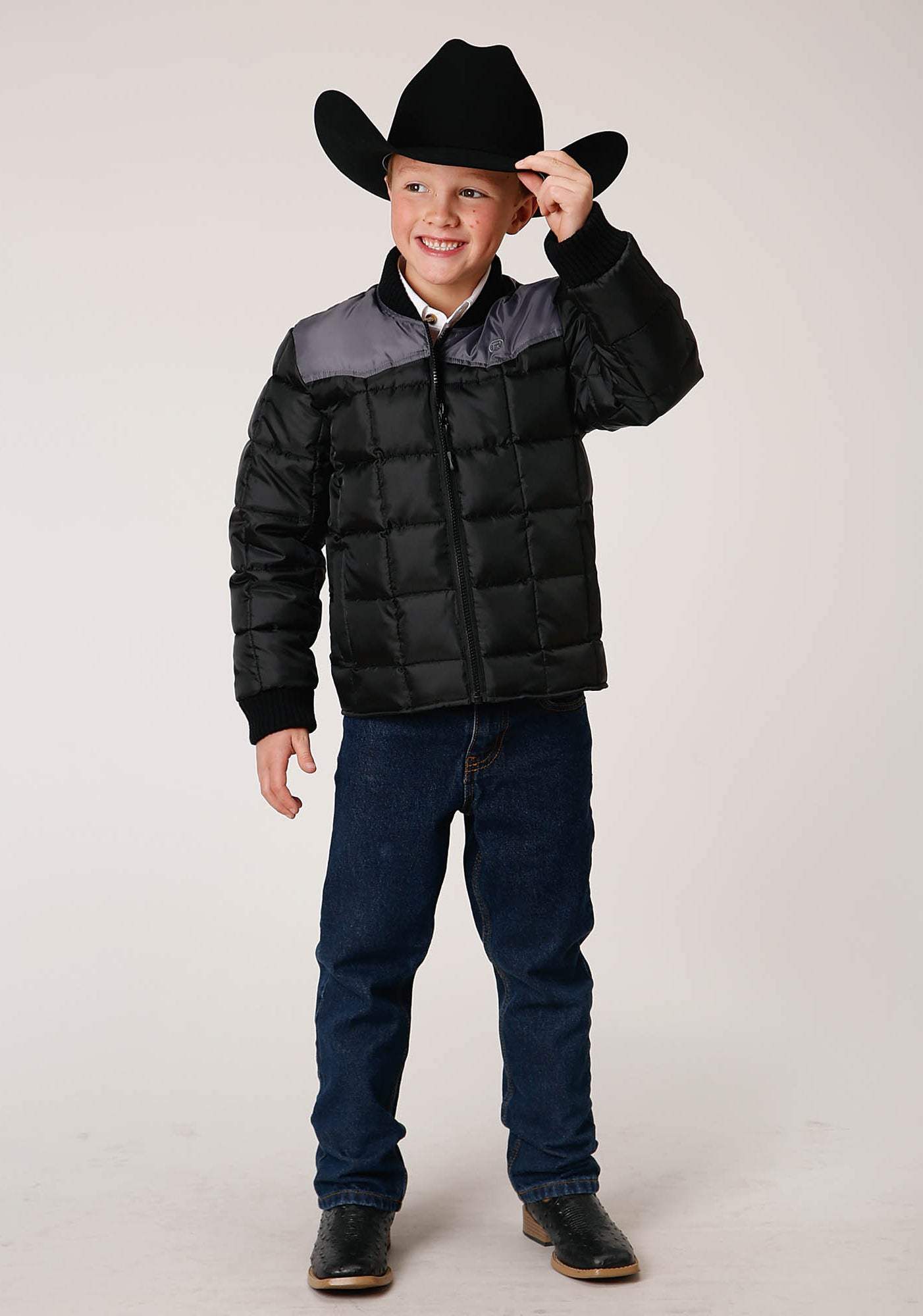 Roper Boys Quilted Poly Filled Western Jacket - Roper - Flyclothing LLC